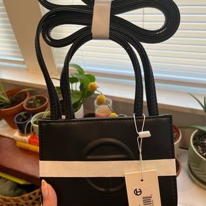 Telfar Black Small Shopping Bag